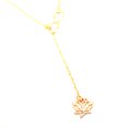 thumbnail image 1 of Collar con colgante en forma de flor hueca Sin regalo de joyería oro, 1 of 1