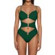 thumbnail image 1 of WILLBEST Traje de Baño Completo Mujer 2025 Nuevo Traje de Baño Color Sólido Cuello Halter U Hebilla Bikini de Mujer, 1 of 4