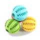 thumbnail image 5 of 1 pelotas de juguete para perros, pelota para masticar para perros, dientes limpios de goma, juguete no tóxico resistente a las mordeduras, pelota de juguete interactiva para entrenamiento de rompecabezas IQ para perros pequeños y medianos, verde ER, 5 of 5