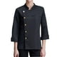 thumbnail image 3 of Chaqueta de abrigo para mujer, ropa transpirable para Catering, uniforme XXL jinwen chaqueta de cocinero, 3 of 8