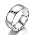 thumbnail image 2 of Lovelords 8mm Simple Ring Classic Smooth 14k Yellow Gold Wedding Engagement Rings For Women and Men Jewelry, 2 of 6