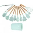 thumbnail image 4 of ANGGREK Home Supplies,Cookware Set,12Pcs Light Green Silicone Non‑Stick Kitchenware Set With Storage Box, 4 of 8