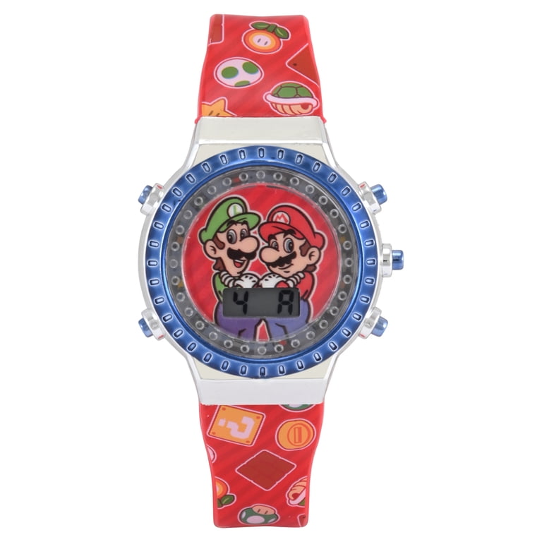 Nintendo Super Mario Brothers LCD Watch Mario Luigi photo 2