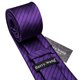 thumbnail image 5 of Set de corbatas Barry.Wang Stripe Classic de seda tejida para hombre, 5 of 7