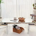 thumbnail image 6 of 47 Inches Luxury Mirror Coffee Table | Easy 2-Step Assembly, Light Luxury, 6 of 7