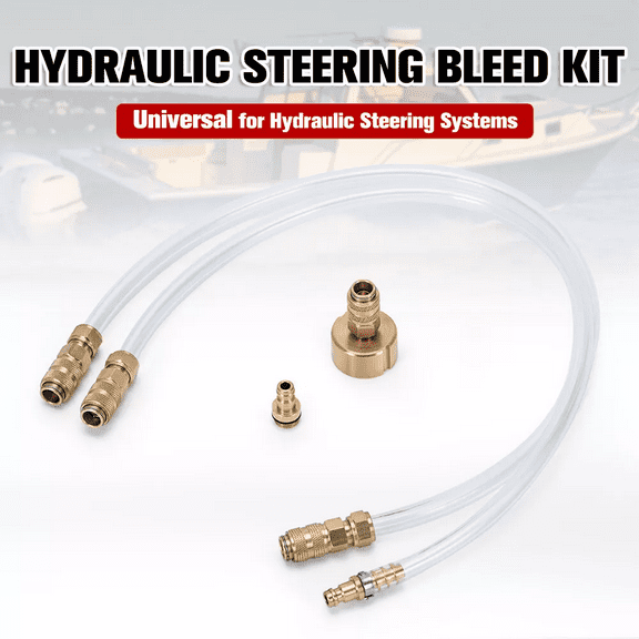Sea Star Hydraulic Steering System Bleeder Filler Hose for Boat - Steering Bleed Kit