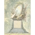 thumbnail image 2 of Aert Schouman 12x14 Black Ornate Wood Framed Double Matted Museum Art Print Titled: Monument (18th Century), 2 of 5