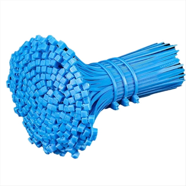 Bridas de Nailon Autoblocantes Bridas de Cable Bridas de Cable Autoblocantes Bridas de Cable Rápidas Azul 4X200mm 500 Piezas