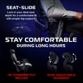 thumbnail image 7 of RESPAWN SPECTER Ergonomic Office Chair with Lumbar Support, Headrest, Adjustable Arms - Comfy Breathable Mesh Computer Desk Seat for Home Office, High Back Reclining Gaming Chairs for Adults - Gray, 7 of 7