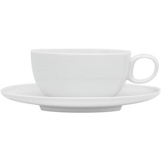 80ml European Classic Pure White Espresso Cups Saucer Sets Cheap Small  Italian Coffee Mug Tasse Bardak