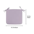 thumbnail image 3 of OAVQHLG3B Square Chair Pads Seat Cushion for Chair Square Strap Garden Chair Pads Seat Cushion for Outdoor Bistros Stool Patio Dining Room for Kitchen Dining Office Chair 15x15 Inch, 3 of 5