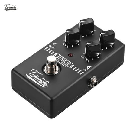 Twinote BOOGIE DISTORTION Analog Old School Distortion Guitar Effect Pedal Processsor Full Metal Shell with True