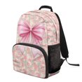 thumbnail image 6 of Yspwyqan Backpack for Girls 8-12, 17" Large Capacity Laptop Backpack, Side Pockets, Adjustable Straps, Pink Camo Bow Print Trendy Bookbag for Elementary High School, 6 of 7