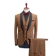 thumbnail image 3 of Traje ajustado para hombre, 3 piezas, chaqueta, chaleco, pantalones, esmoquin de boda para hombre, traje formal para boda, padrinos de boda, baile de graduación, cena, trajes de negocios, 3 of 5