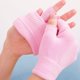 thumbnail image 5 of 1 par de guantes de gel hidratantes para día y noche, alivian el eczema y las manos secas, ásperas y agrietadas (rosa), 5 of 5