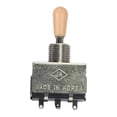 thumbnail image 3 of Milaget Electric Guitar 3 Way Toggle Switch Beginners Enclosed 3 Way Selector Switch Yellow Cap, 3 of 9