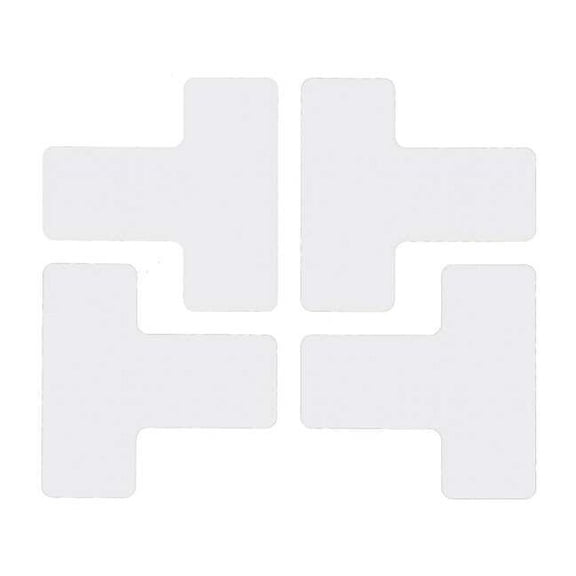 Brady Floor Tape,White,2 inx5 in,T,PK20 104441