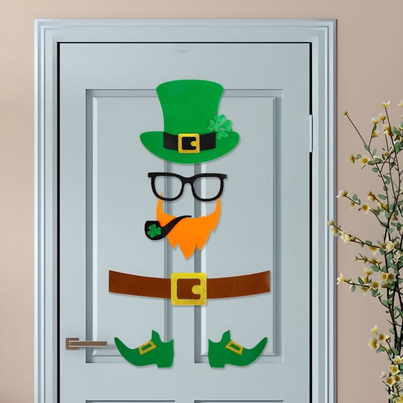 CCOCC St. Patrick's Day Decor sticker Party Decoration Irish Day Green Wall Sticker