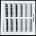 thumbnail image 3 of Fits 12x12 Duct Opening 1 WAY Steel Air Supply Diffuser by Handua | Register Vent Cover Grill for Sidewall and Ceiling | White | Outer Dimensions: 13.75" X 13.75", 3 of 8