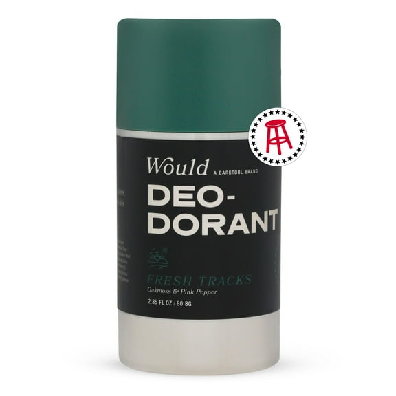Would by Barstool Sports Aluminum Free Deodorant Stick for Men, Fresh Tracks, 2.75 oz.