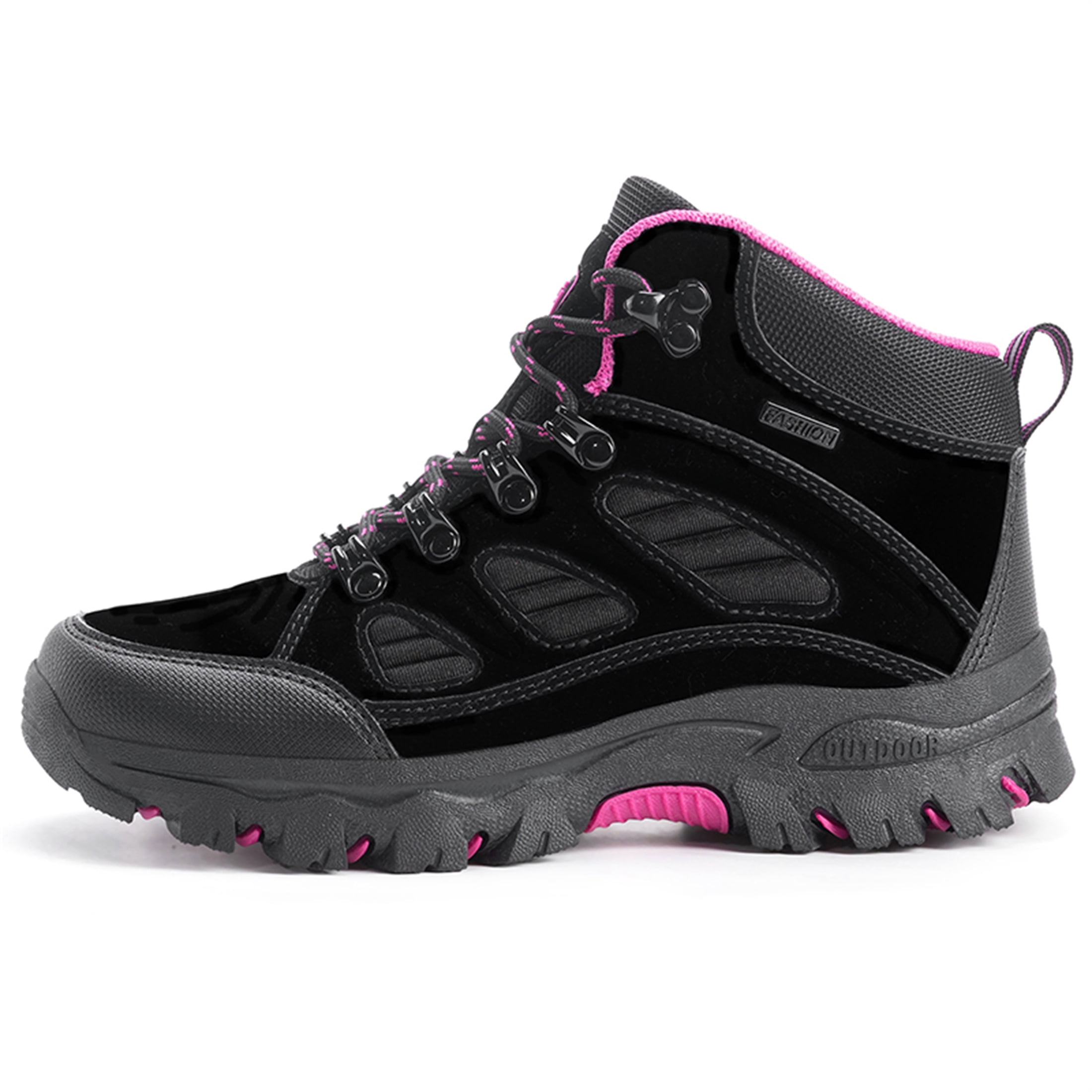 YOURDIARY Womens Mens Waterproof Anti-Slip Hiking Boots Outdoor Trekking Camping Trail Hiking Shoes