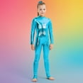 thumbnail image 2 of Dance Tights for Girls, Shiny Zipper Back Jumpsuit, 2 of 6