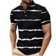 thumbnail image 1 of Camisas de Manga Corta de los Hombres Impresión Botón Cuello de Vuelta Casual Blusa Poliéster, Camisa de Moda para los Hombres Al Aire Libre Uso Diario, 1 of 4