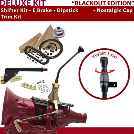American Shifter AOD Shifter Kit 10 in. E Brake Trim Kit Dipstick for D76FB
