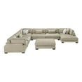 thumbnail image 2 of Lexicon Corydon Microfiber 7-Piece Modular Sectional with Ottoman in Brown, 2 of 9