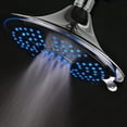thumbnail image 4 of Dreamspa Ultra Luxury 8 Inch LED Rainfall Shower Head 5 Settings Chrome 1486, 4 of 5