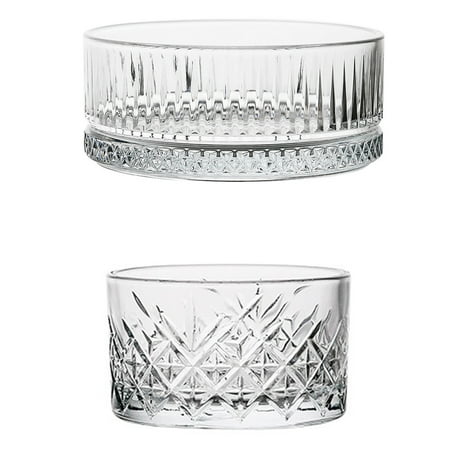 

2Pcs Fruit Plates Glass Creative Snack Trays Living Room Fruit Containers