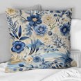 thumbnail image 1 of Designart "Coastal Boho Harmony II" Boho Throw Pillow - Bohemian Pillow For Couch - Insert And Pillows Covers For Bedroom Decor, 1 of 5