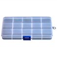 thumbnail image 2 of Boîte de Pièces Transparentes Rectangulaires Vis Bijoux Récipient en Plastique Alimentation à Domicile, 2 of 8