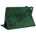 thumbnail image 3 of iPad 9.7 Case 2018/2017, iPad Air 1 2 Case, Allytech Butterfly Embossed Shock Absorption Kickstand Pencil Holder Auto Sleep Wake Slim Cover Case for Apple iPad 6th 5th Generation, Green, 3 of 6