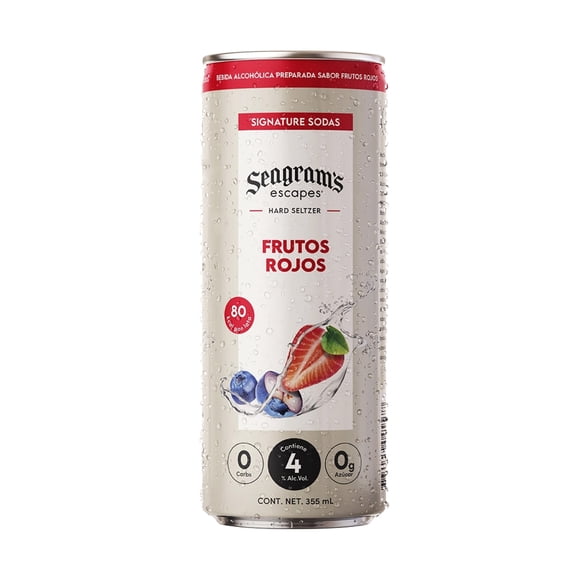 Bebida alcohólica preparada Seagram's Escapes Frutos rojos 355 ml