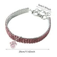 thumbnail image 2 of 3 Colours Rhinestone Stretch Pet Necklace Collar Pet Accessories Pet Accessories Terrain Dog Light, 2 of 3