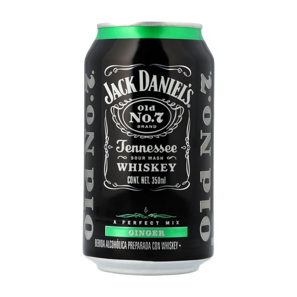 Bebida alcohólica preparada Jack Daniel's Ginger 350 ml