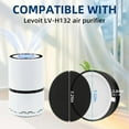 thumbnail image 3 of LV-H132 Replacement Filter for LEVOIT LV-H132 Air Purifier, LVH132 3-in-1 H13 True HEPA Filter Replacement Part LV-H132-RF, 2 Pack by, 3 of 7