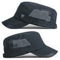thumbnail image 5 of Quick Dry Military Hats For Men Summer Flat Top Baseball Caps Women Outdoor Army Cap Mesh Breathable  casquette Militaire Mesh Military Cap Summer Army Hats for Men Quick Qry Short Bill Hat Cadet Cap, 5 of 7