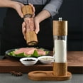 thumbnail image 2 of 6/8Inch Pepper Grinder Multifunctional Grinder Hand Crank Grinder Sea Salt Pepper Cumin Solid Wood Kitchen Solid Seasoning Tools, 2 of 7