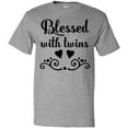 thumbnail image 3 of Inktastic Blessed with Twins Mom Gift T-Shirt, 3 of 5