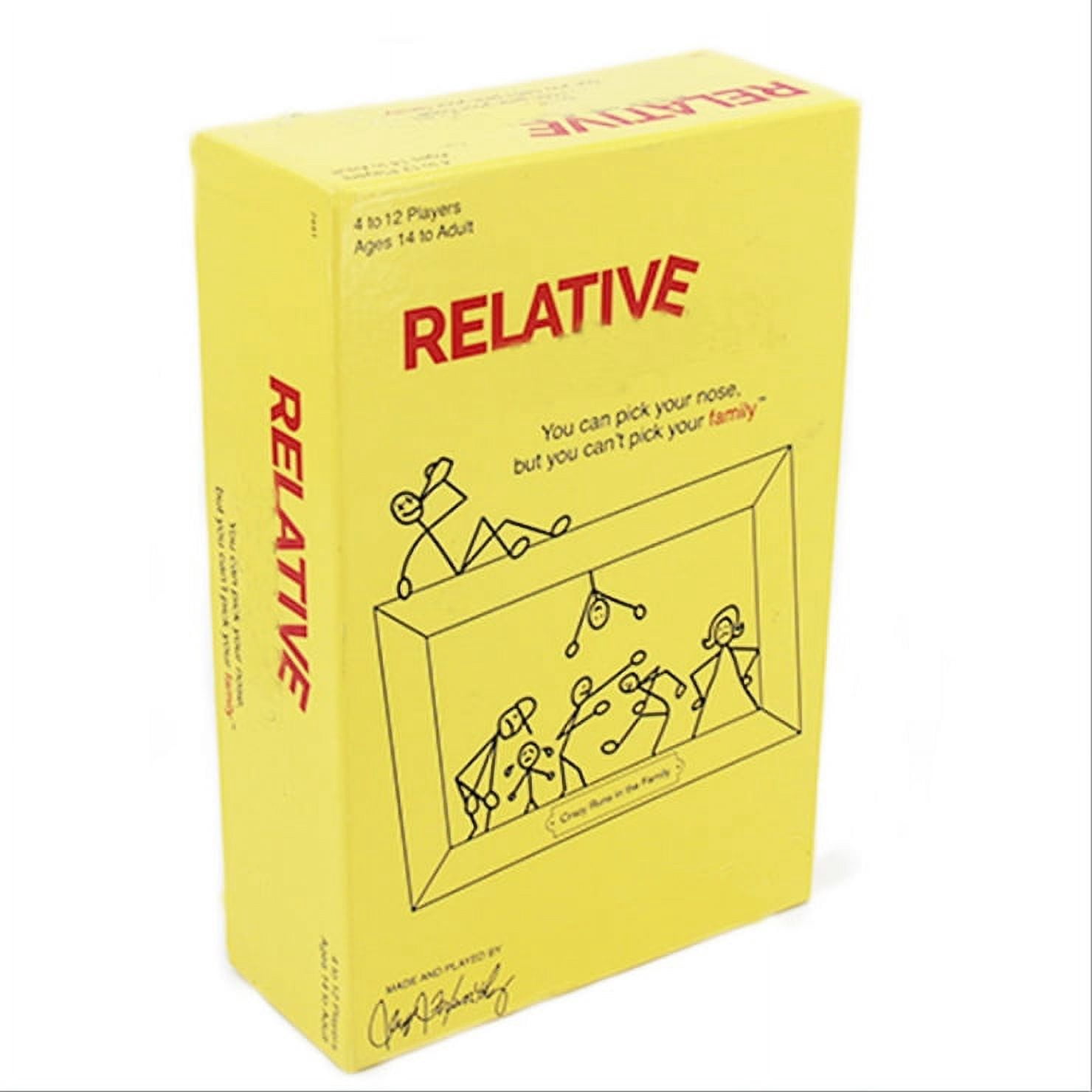 Relative Insanity Card Examples Ready Supply RELATIVE INSANITY Crazy Party Friends Party Game Juego de ...