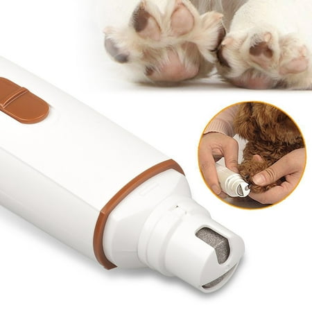 Peroptimist Pet Nail Grinder - Dog Nail Grinder Electric Paw Trimmer Clipper with Diamond Bit Wheel,Rechargeable and Portable Gentle Painless Paws Grooming Trimming Shaping