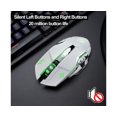 thumbnail image 5 of Rechargeable LED Backlit Mute Ergonomic Gaming Wireless Mouse with USB Receiver - Black, 5 of 5