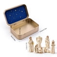 Christmas Nativity Scene Figurines Set, Miniature Holy Family Resin ...