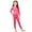 Fleece Pink, variant on Lavra Girl’s Cotton Thermal Sets Waffle Knit Long John Pajama Underwear Fleece Lined Insulated Top Pants 