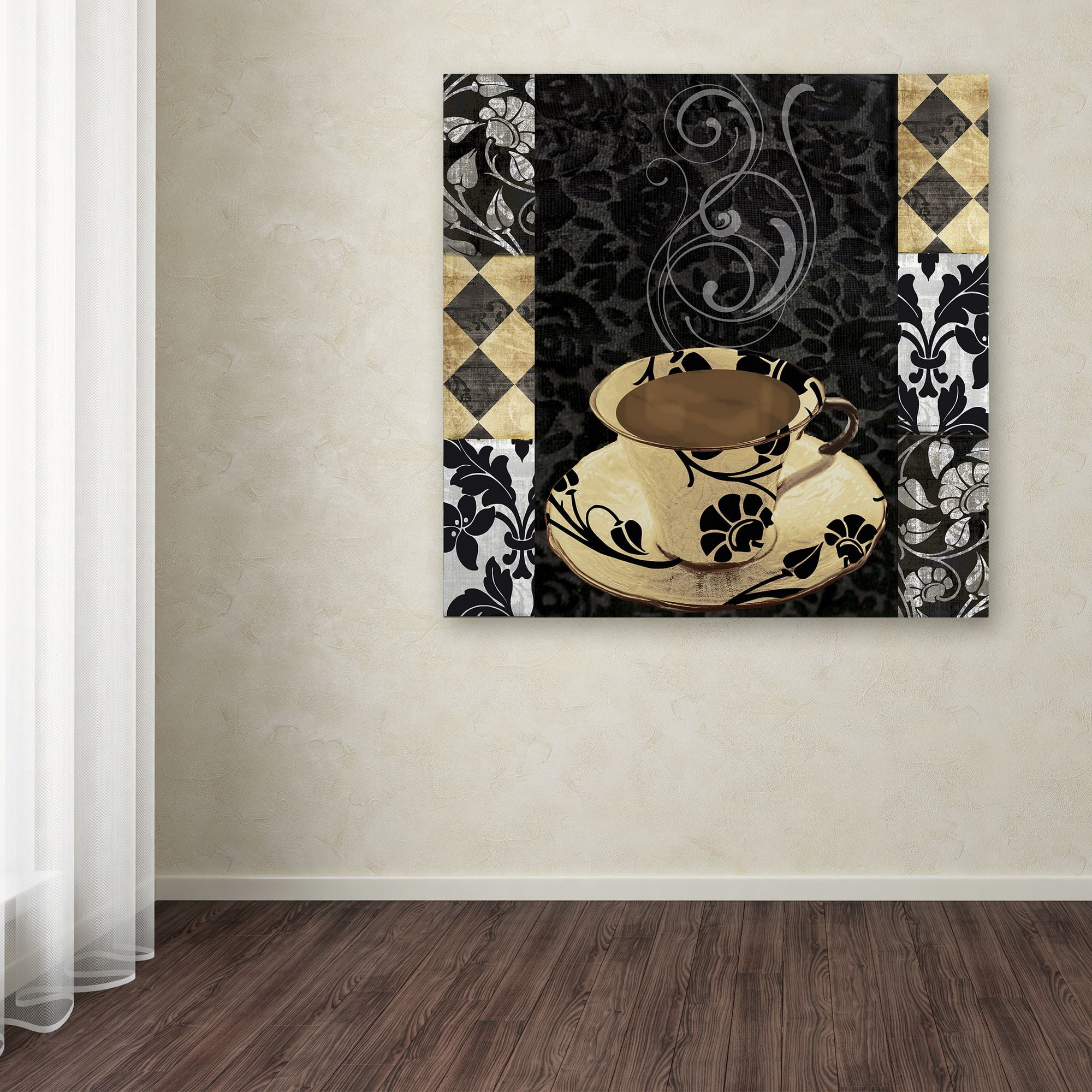 Trademark Fine Art "Cafe Noir VI" Canvas Art by Color Bakery