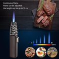 thumbnail image 4 of Nomeni Bakeware Walnut Wood Lightor Rechargeable Torch Windproof Straight Torch Blue Flame Rechargeable Torch Turbine Torch Windproof Direct Flush Spray, 4 of 9