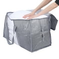 thumbnail image 4 of Unique Bargains 1 Pack Clothes Storage Bags Moving Bags Grey 27*14*15in, 4 of 7
