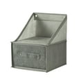 thumbnail image 2 of Hovmgk Closet Organizer Hanging Fabric Box, Gray Hanging Drawer Storage Solution for Small Rooms, Easy to Install & Fold, Space-Saving Organizer for Clothes & Accessories, Functional, 2 of 6